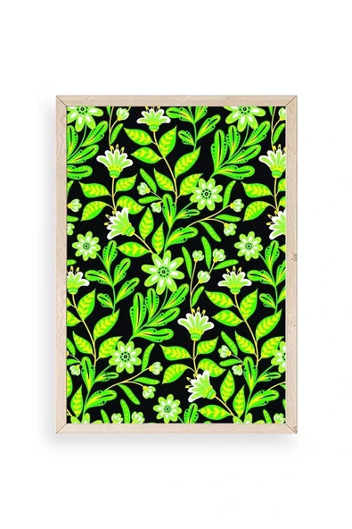 Yapraklar Ahşap Çerçeveli Tablo 30 x 42 ürün görseli 1