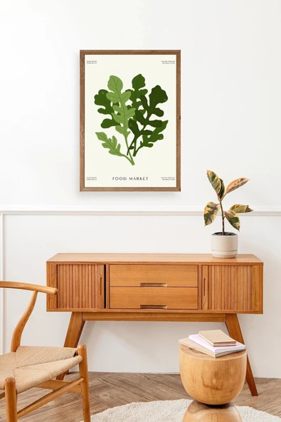 Yaprak Ahşap Çerçeveli Tablo 23 x 30 - Resim 3