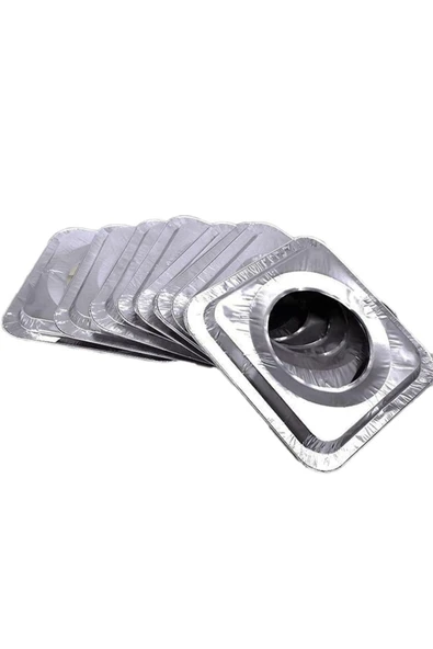 etteminönütoptanticaret Ocak Üstü Leke Önleyici Yıkanabilir Isıya Dayanıklı Izgara Koruyucu Folyo 10 Adet - Resim 3