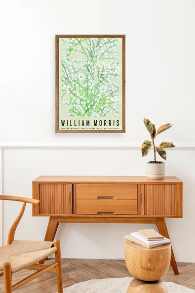 Çiçekler Ahşap Çerçeveli Tablo 30 x 42 - Resim 3