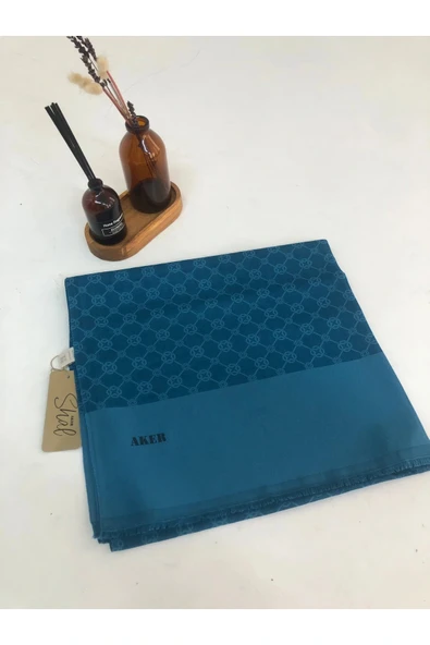 AKER ELEGANCE MONOGRAM ŞAL 1090100-923 ürün görseli 1