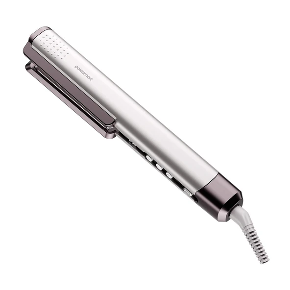 Polosmart PBS812 Kablolu 13 Kademeli Seramik Dijital Ekranlı Saç Düzleştirici Lila ürün görseli 1