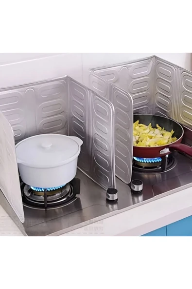 evinizin vitrini Ocak Tüp Yağ Koruyucu Alüminyum Levha 1 Adet - Resim 3