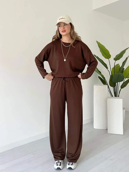 Kollu modal takım kahve ürün görseli 1