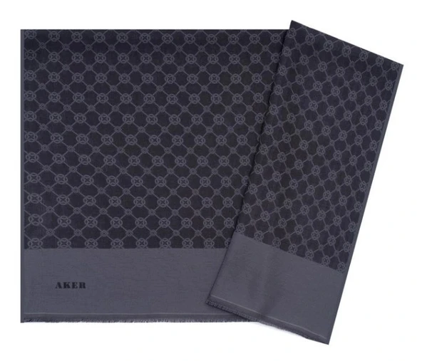 AKER ELEGANCE MONOGRAM ŞAL 1090100-913 ürün görseli 1