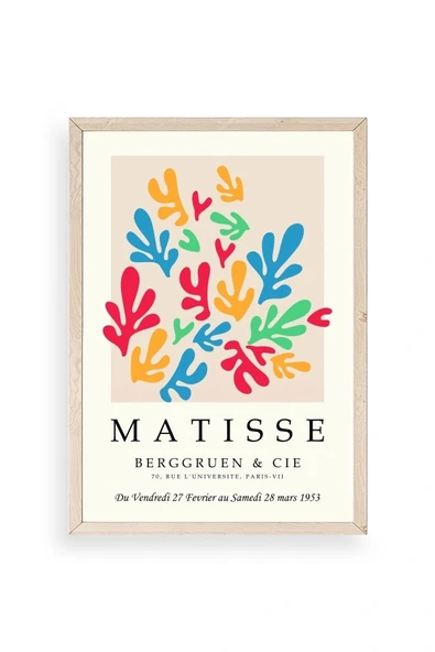 Modern Ahşap Çerçeveli Tablo 50 x 70 ürün görseli 1