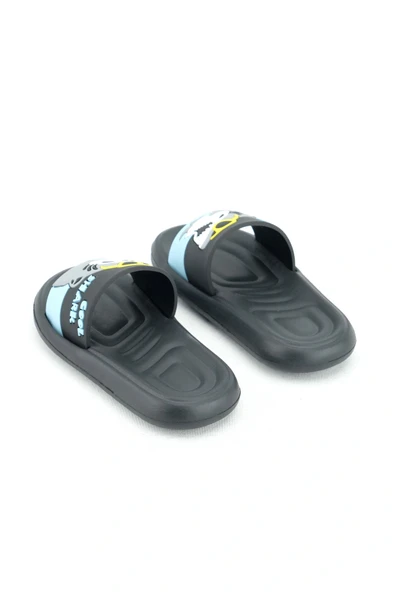 Gezer Erkek Çocuk Terlik Köpek Balık Siyah 15537 - Resim 4