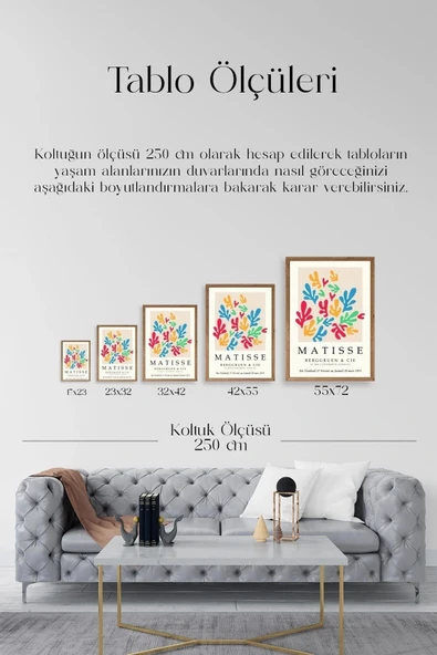 Modern Ahşap Çerçeveli Tablo 30 x 42 - Resim 5