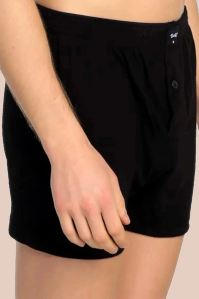 Tutku Erkek Penye Havlu Bel Boxer Siyah - Resim 2