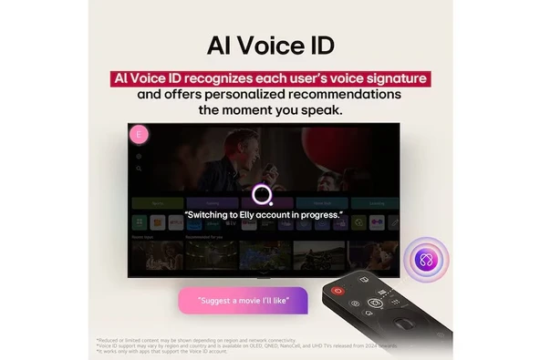 LG 65UA84006LA 65 inç UHD AI 4K Smart TV AI Sihirli Kumanda HDR10 webOS25 2025 - Resim 5