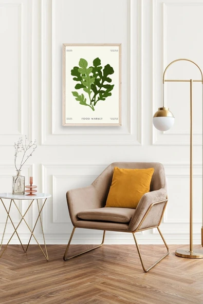 Yaprak Ahşap Çerçeveli Tablo 23 x 30 - Resim 2