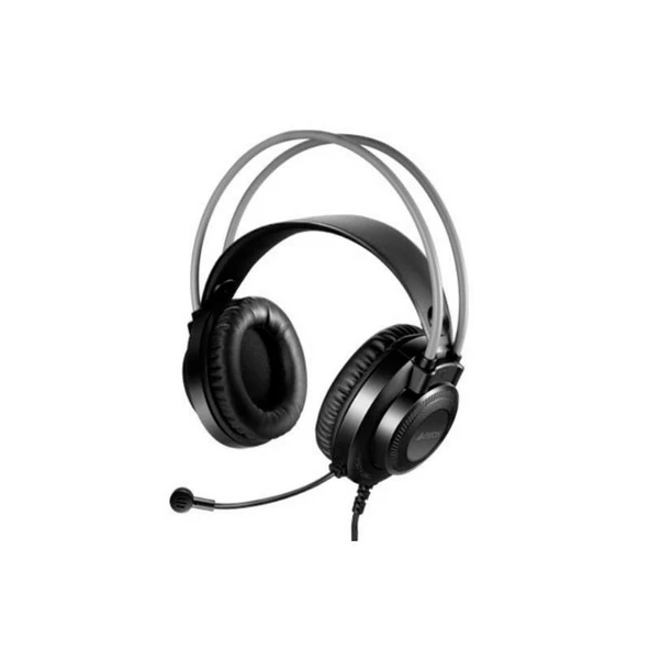 A4 Tech FH-200U Kablolu Mikrofonlu Kulaklık, Usb, Gri - Resim 2