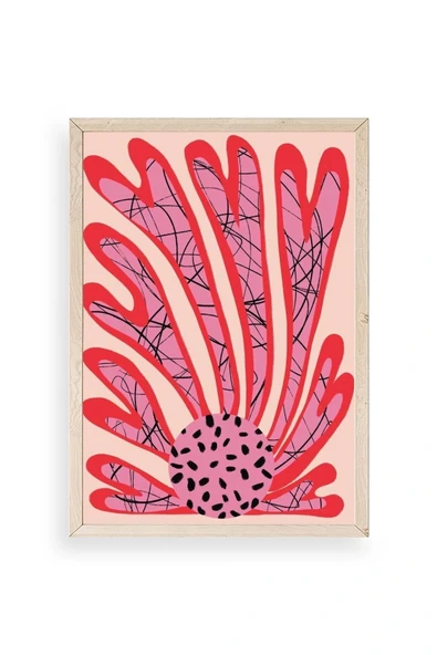 Çiçek Ahşap Çerçeveli Tablo 23 x 30 ürün görseli 1