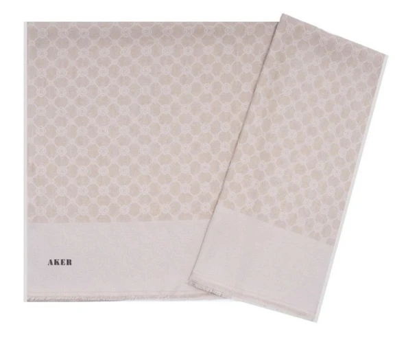 AKER ELEGANCE MONOGRAM ŞAL 1090100-982 ürün görseli 1