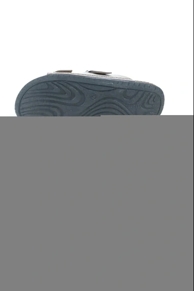 Gezer Çift Tokalı Erkek Masaj Tabanlı Anatomik Terlik Kahverengi - Resim 4