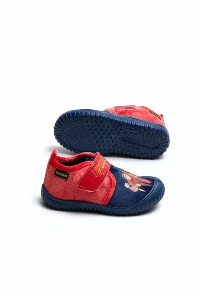 Gezer Braveman Baskılı Cırtlı Kışlık Erkek Çocuk Panduf - Resim 3