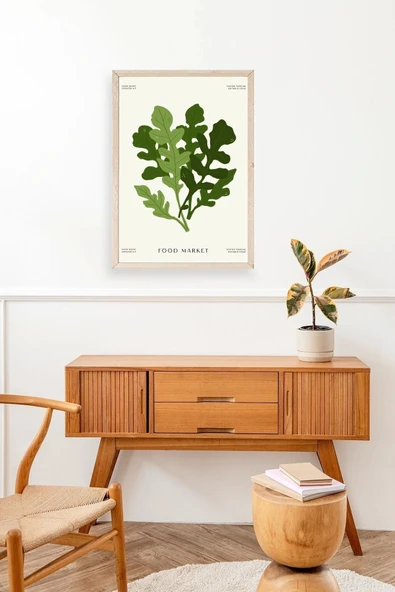 Yaprak Ahşap Çerçeveli Tablo 23 x 30 - Resim 3