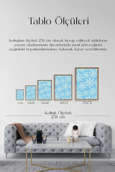 Kartopu Ahşap Çerçeveli Tablo 30 x 42 - Resim 5