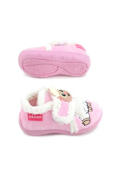 GezerKuzu Figürlü Kışlık Yumuşacık Ev Pandufu Pembe - Resim 2