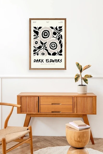 Çiçek Ahşap Çerçeveli Tablo 23 x 30 - Resim 3