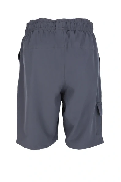 Erkek Deniz Şortu 3 Adet Cepli Pamuklu Su Yitici Astarlı Antrasit BS-225 - Resim 3