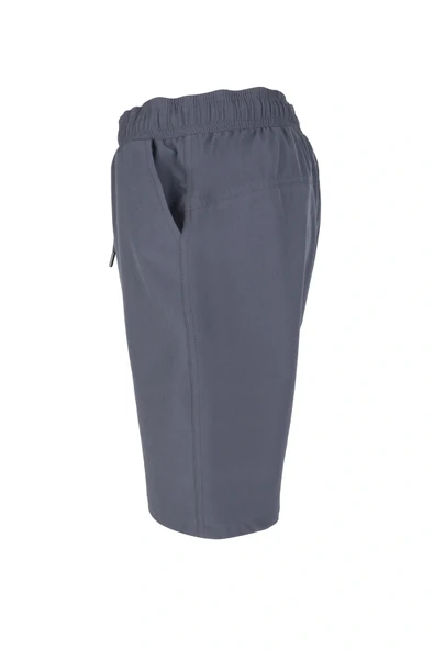 Erkek Deniz Şortu 3 Adet Cepli Pamuklu Su Yitici Astarlı Antrasit BS-225 - Resim 4