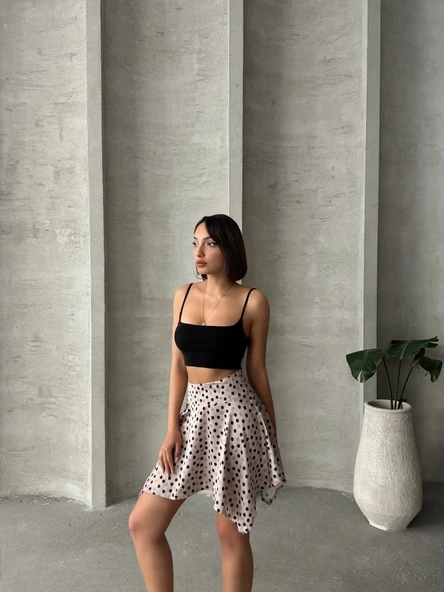 Puantiyeli etek s25900 - Resim 4