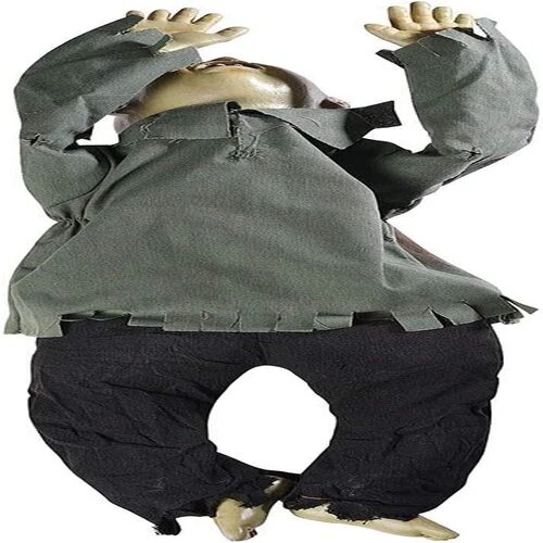 Sesli Işıklı ve Sensörlü Yerde Emekleyen Hareketli Bebek Hayalet Zombi Dekor 30x85 cm - Resim 3