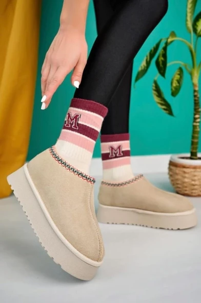 Foyk Bej Süet Bot ürün görseli 1