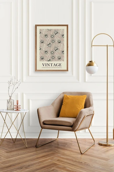 Vintage Ahşap Çerçeveli Tablo 50 x 70 - Resim 2