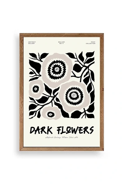 Çiçek Ahşap Çerçeveli Tablo 23 x 30 ürün görseli 1