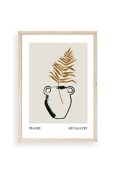 Vazo Ahşap Çerçeveli Tablo 50 x 70 ürün görseli 1