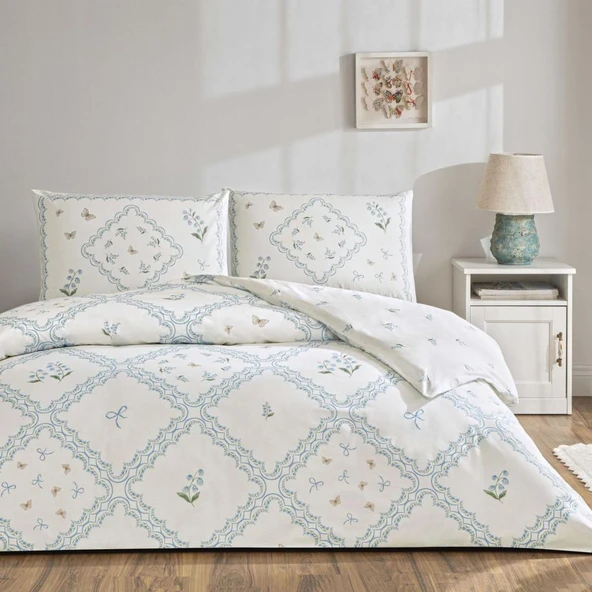 Çift Kişilik Ranforce Nev Takımı Elyon Mavi ürün görseli 1