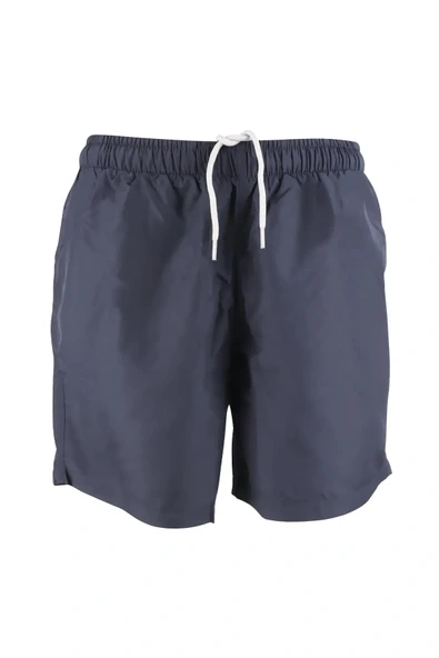 Erkek Deniz Şortu 2 Cepli Pamuklu Polyester Su Yitici Tahriş Etmeyen Astar Antrasit K236 ürün görseli 1