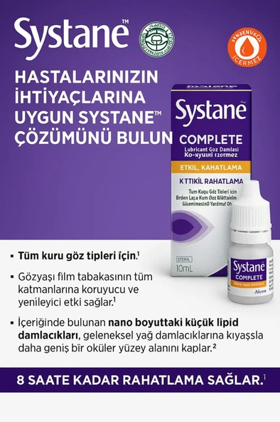 Systane Complete Göz Damlası 10 Ml (SKT:06/2027) - Resim 4