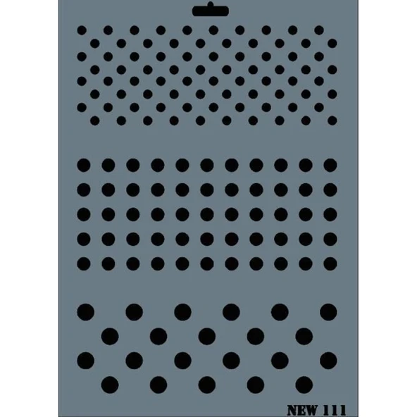 Rich New Seri N-111 Stencil 35x25 cm ürün görseli 1
