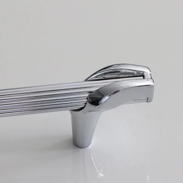Mobilya Mutfak Dolabı Kulpları Çekmece Dolap Kapak Kulbu Kulpu Krom Renk 128 mm Metal Kulp - Resim 6