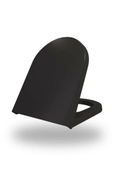 V-tondo Rimless Asma Klozet Kanalsız Kısa Kapak Dahil Mat Antrasit 1417-020-0128 - Resim 2