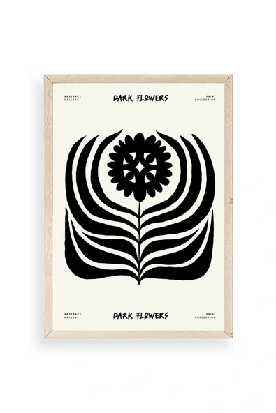 Soyut Ahşap Çerçeveli Tablo 23 x 30 ürün görseli 1