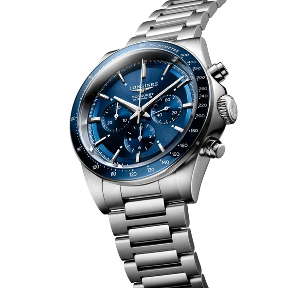 L38354926 Longines Conquest Chronograph Erkek Kol Saati L3.835.4.92.6 - Resim 2