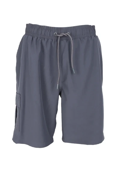 Erkek Deniz Şortu 3 Adet Cepli Pamuklu Su Yitici Astarlı Antrasit BS-225 ürün görseli 1