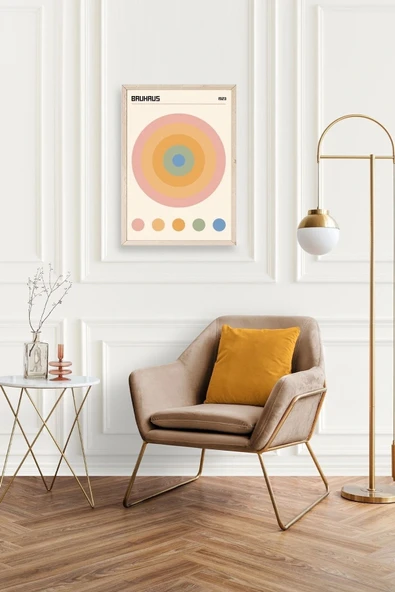 Bauhaus Ahşap Çerçeveli Tablo 23 x 30 - Resim 2