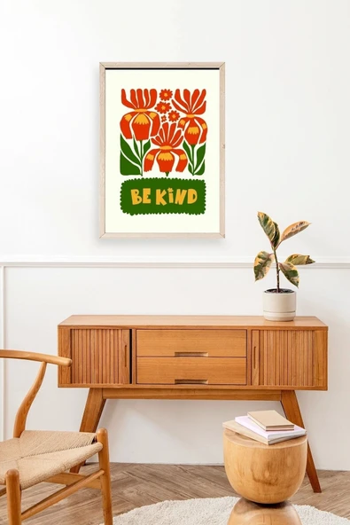 Motto Ahşap Çerçeveli Tablo 50 x 70 - Resim 3