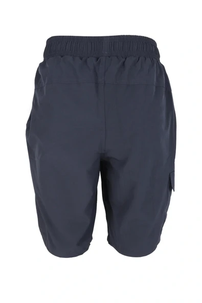 Erkek Deniz Şortu 3 Adet Cepli Pamuklu Su Yitici Astarlı Lacivert BS-225 - Resim 3