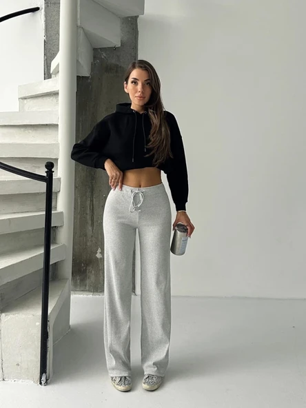 Fit comfort gri salaş pantolon - Resim 3