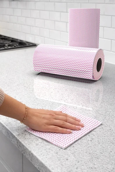 Technow Softtex 33 Yaprak Kopar Kullan Rulo Hassas Temizlik Bezi 27x30cm 5 Rulo Adet - Resim 6