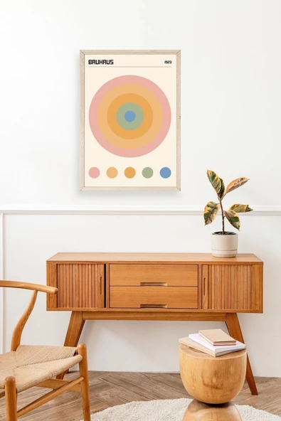 Bauhaus Ahşap Çerçeveli Tablo 30 x 42 - Resim 3