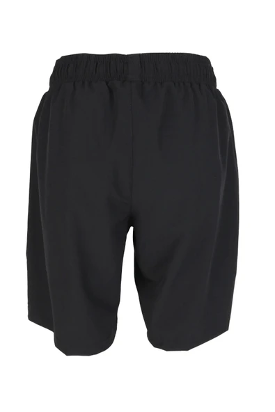 Erkek Deniz Şortu 2 Adet Fermuar Cepli Pamuklu Su Yitici Astarlı Siyah BS-229 - Resim 4