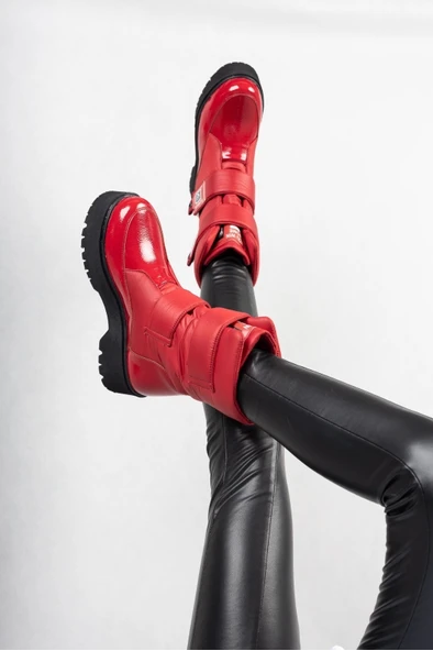 Miah Kırmızı Rugan Kar Bot - Resim 3