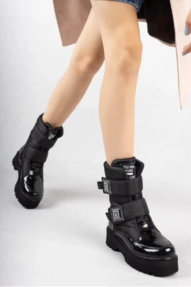 Miah Siyah Rugan Kar Bot ürün görseli 1